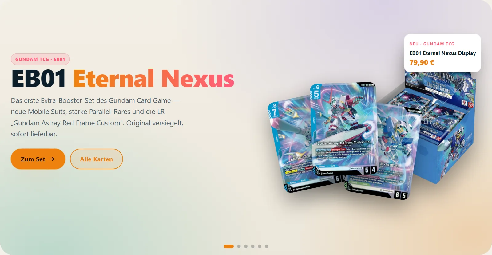 Gundam Card Game EB01 Eternal Nexus
