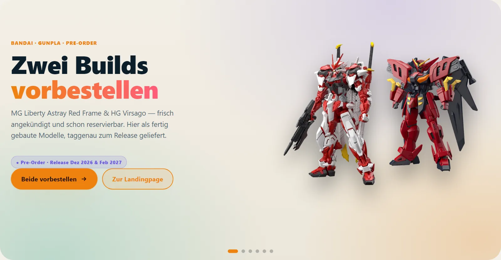 Gunpla Pre-Order